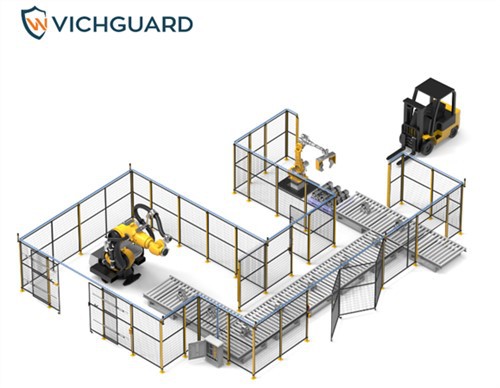 Bezpečnostný plot stroja